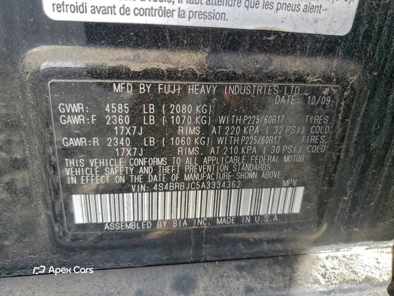 Subaru Outback 2010