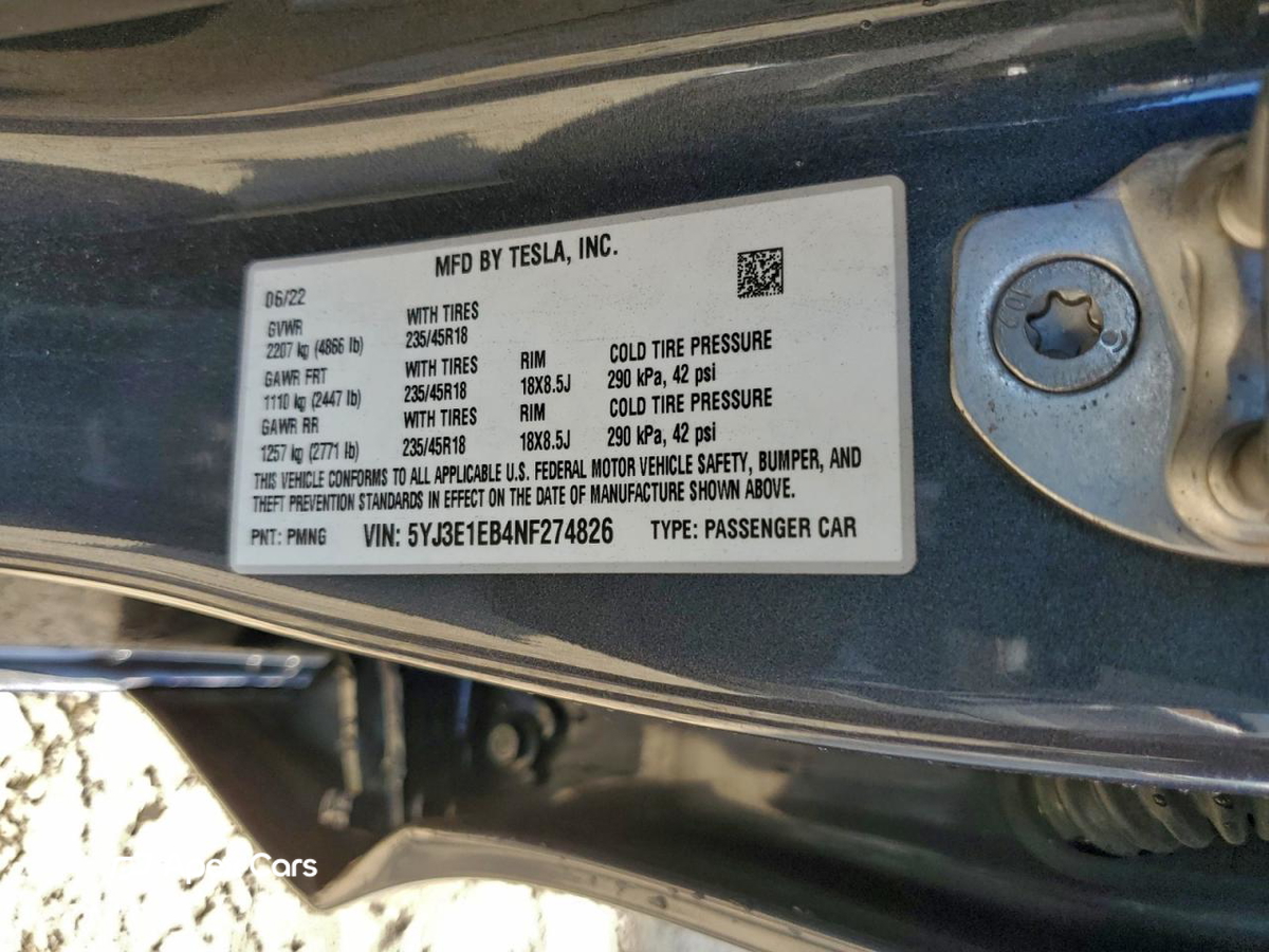 Tesla Model 3 2022