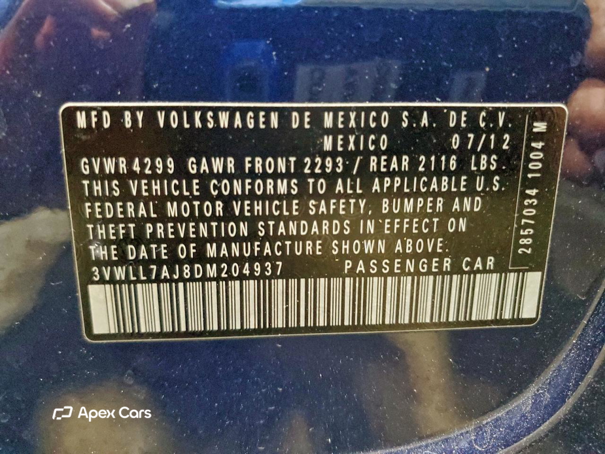 Volkswagen Jetta 2013