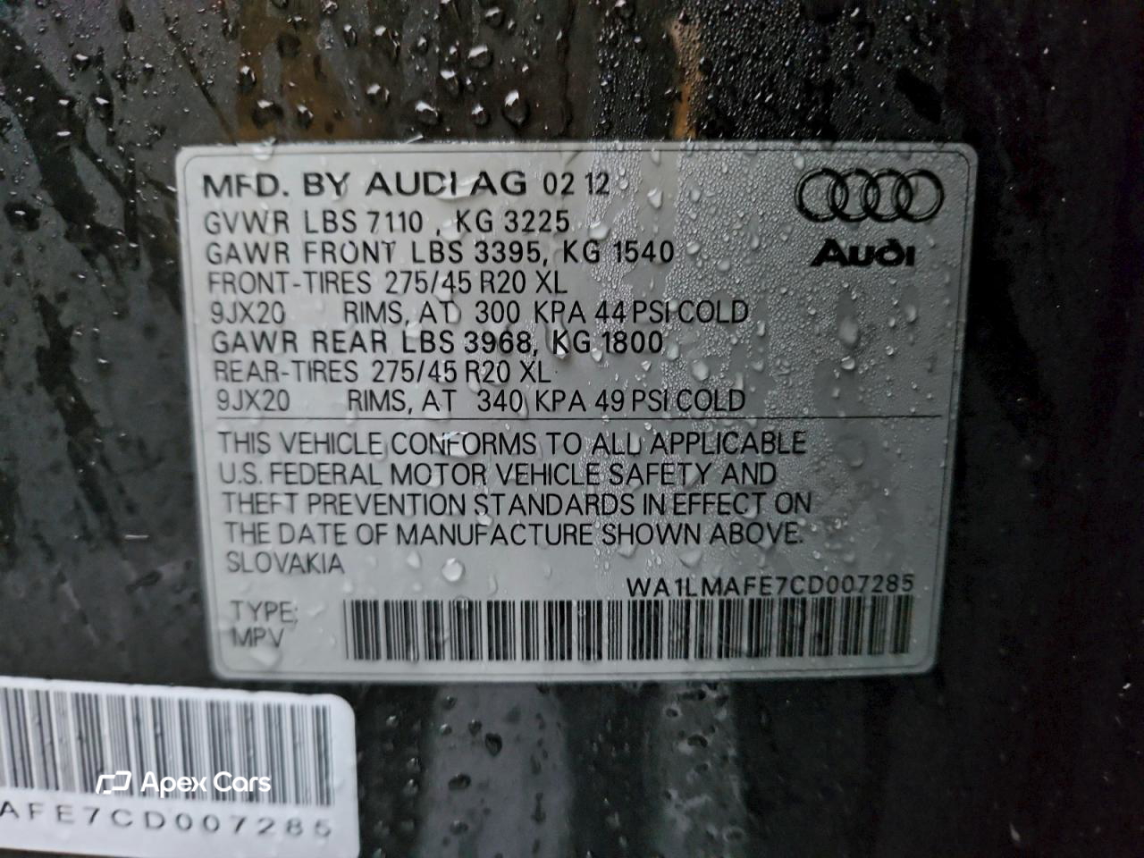Audi Q7 2012