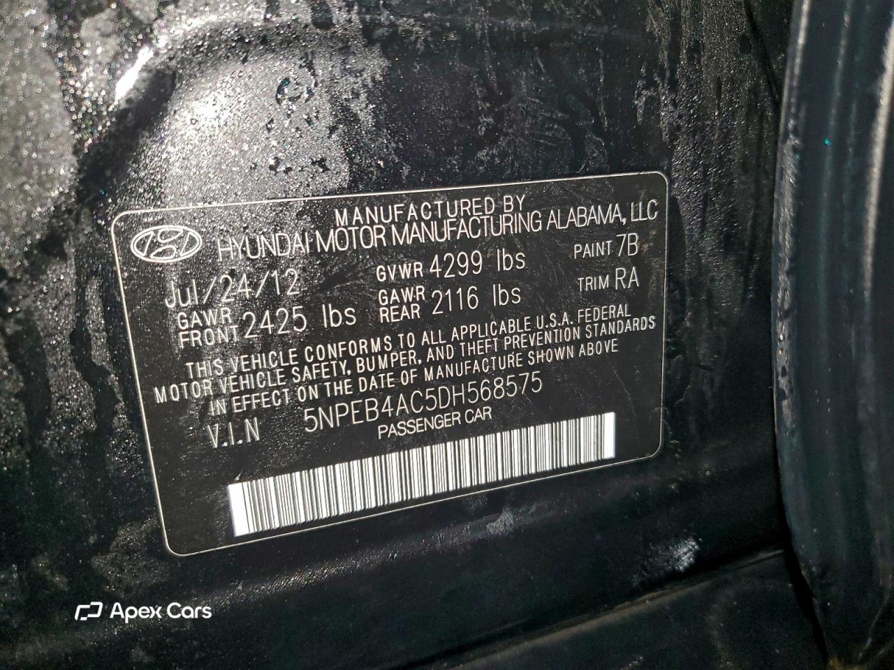 Hyundai Sonata 2013