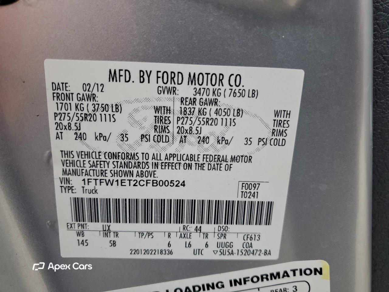 Ford F-150 2012