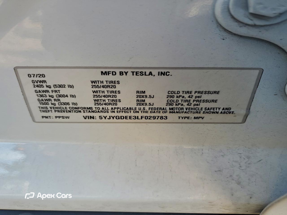 Tesla Model Y 2020