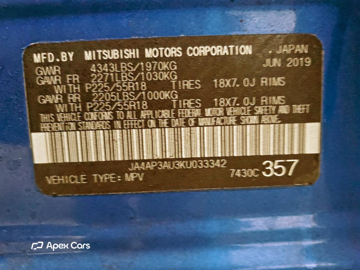 Mitsubishi Outlander 2019