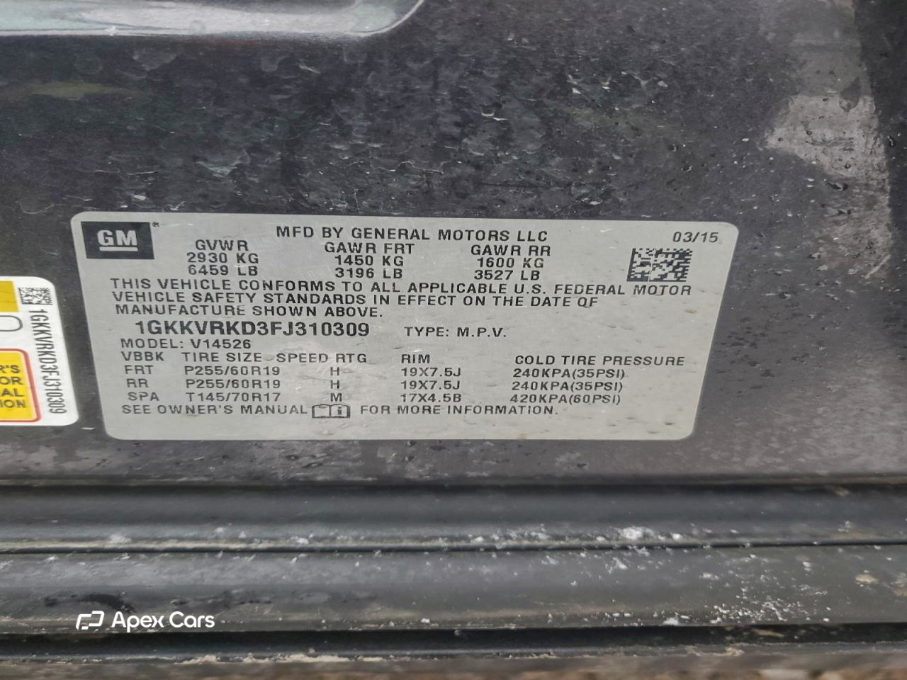 GMC Acadia 2015