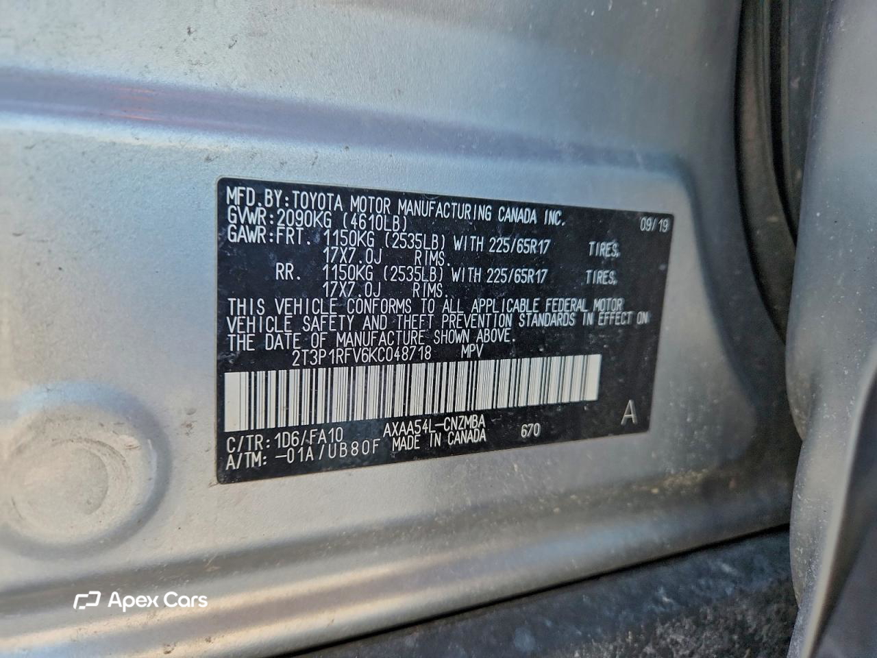 Toyota RAV 4 2019