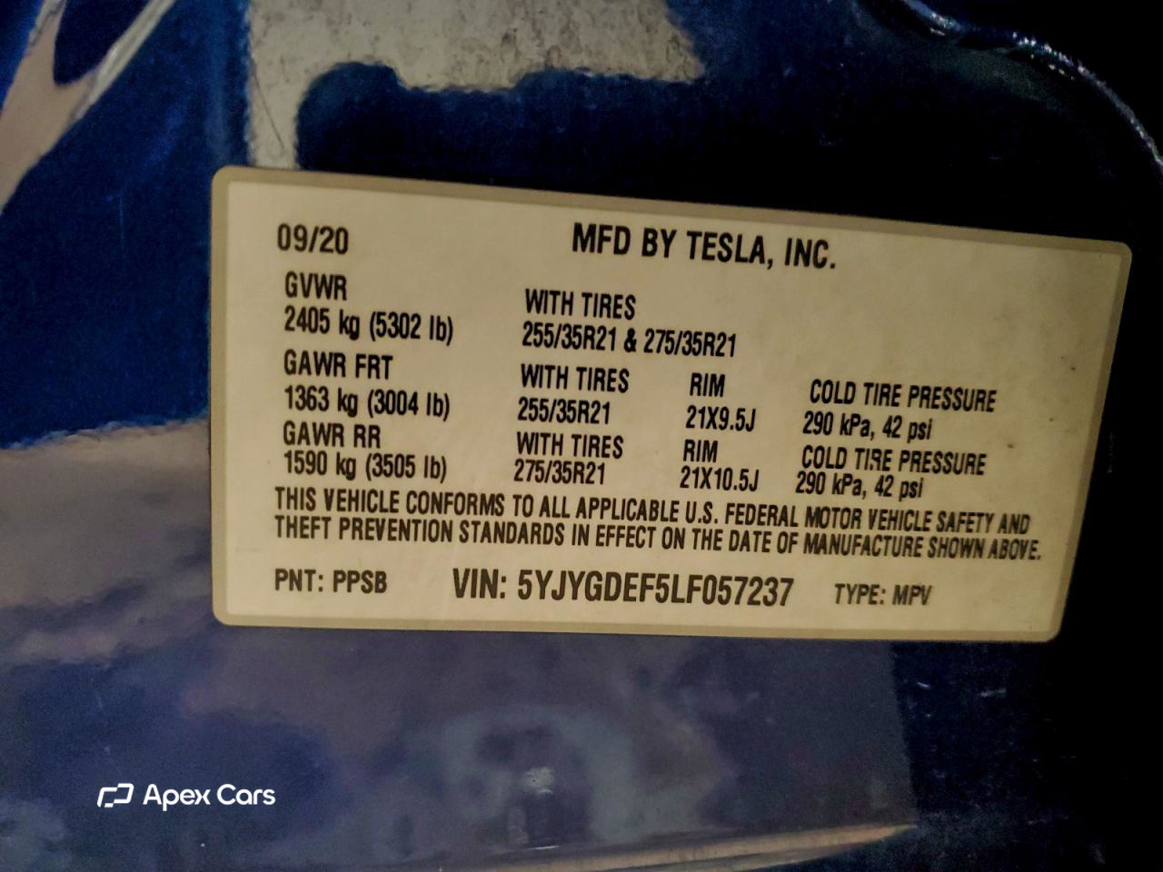 Tesla Model Y 2020