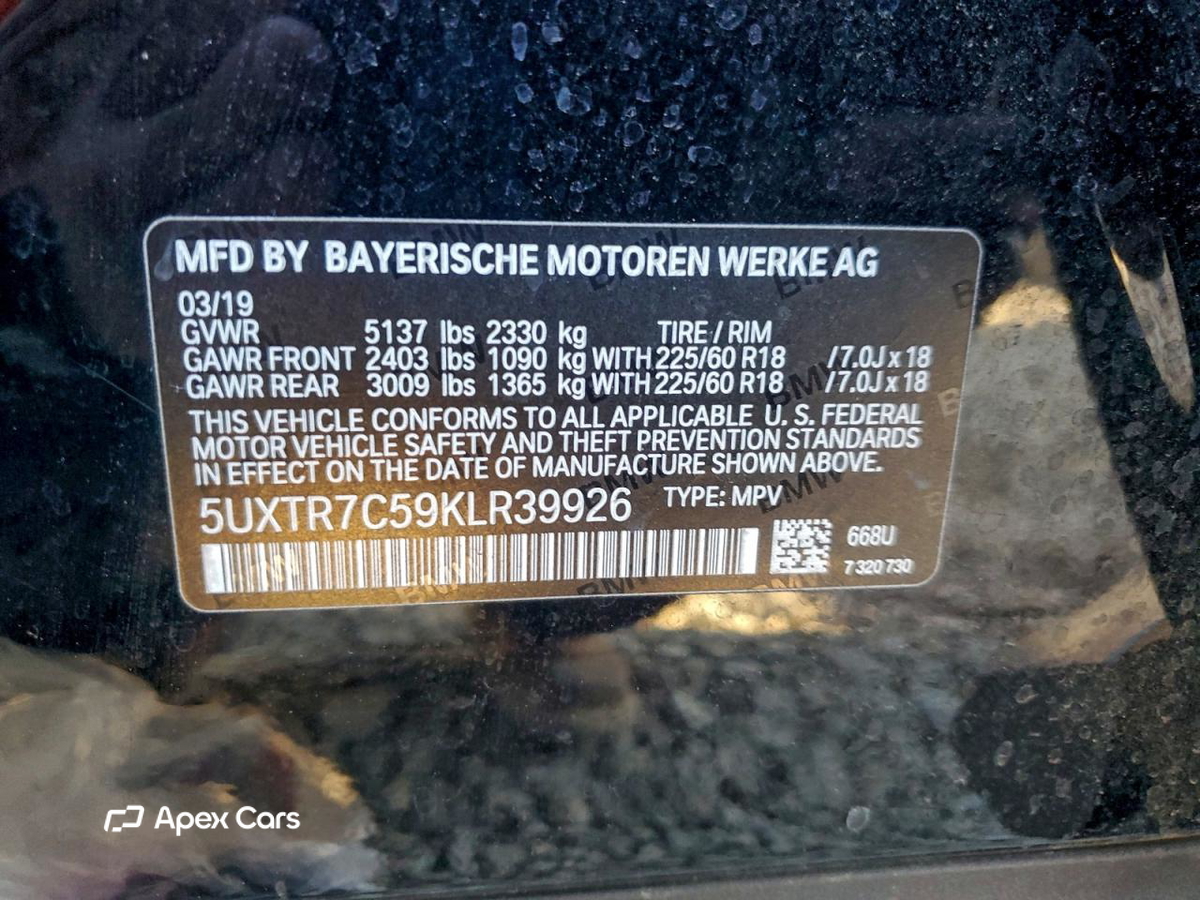 BMW X3 2019