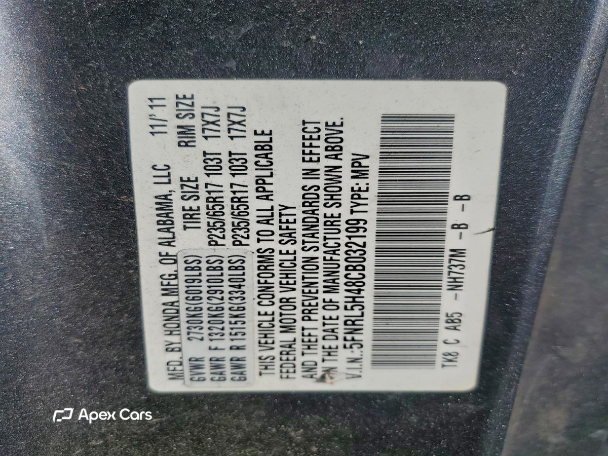 Honda Odyssey 2012