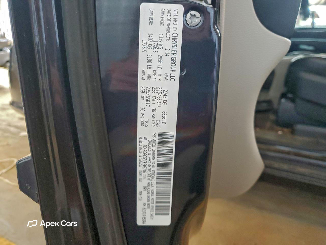 Dodge Caravan 2014