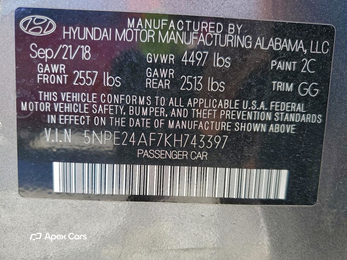 Hyundai Sonata 2019