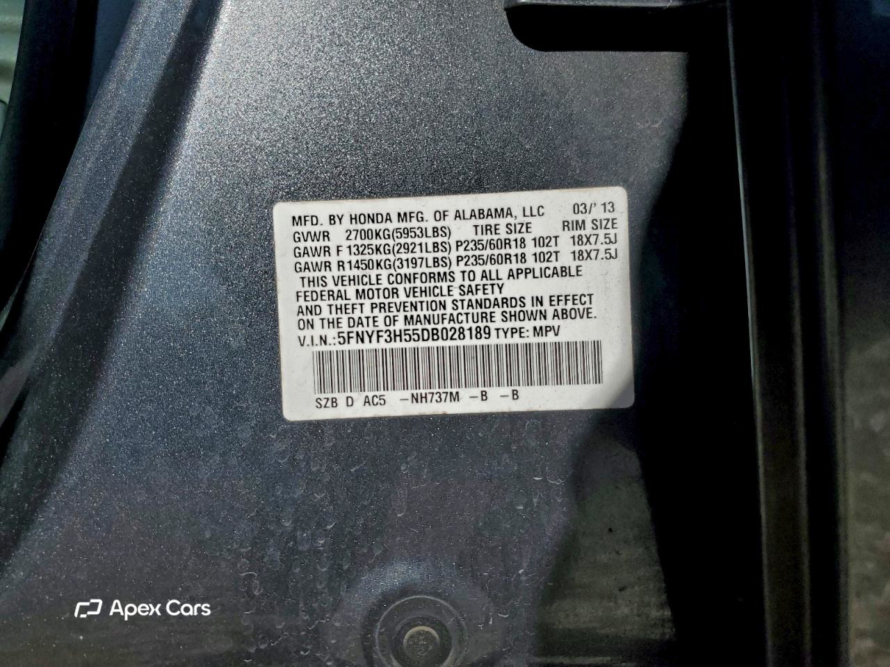 Honda Pilot 2013