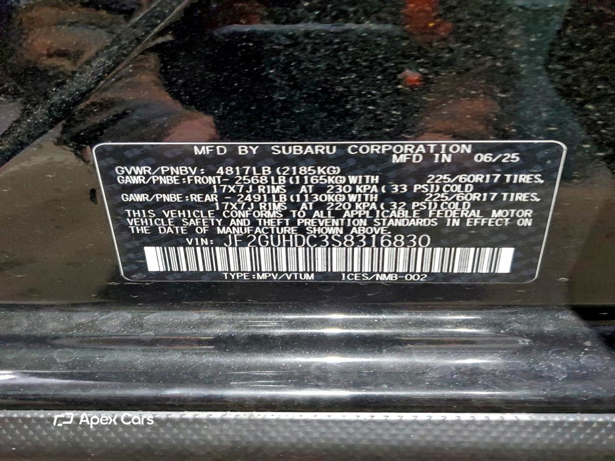 Subaru XV 2025