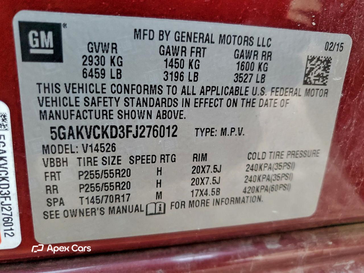 Buick Enclave 2015