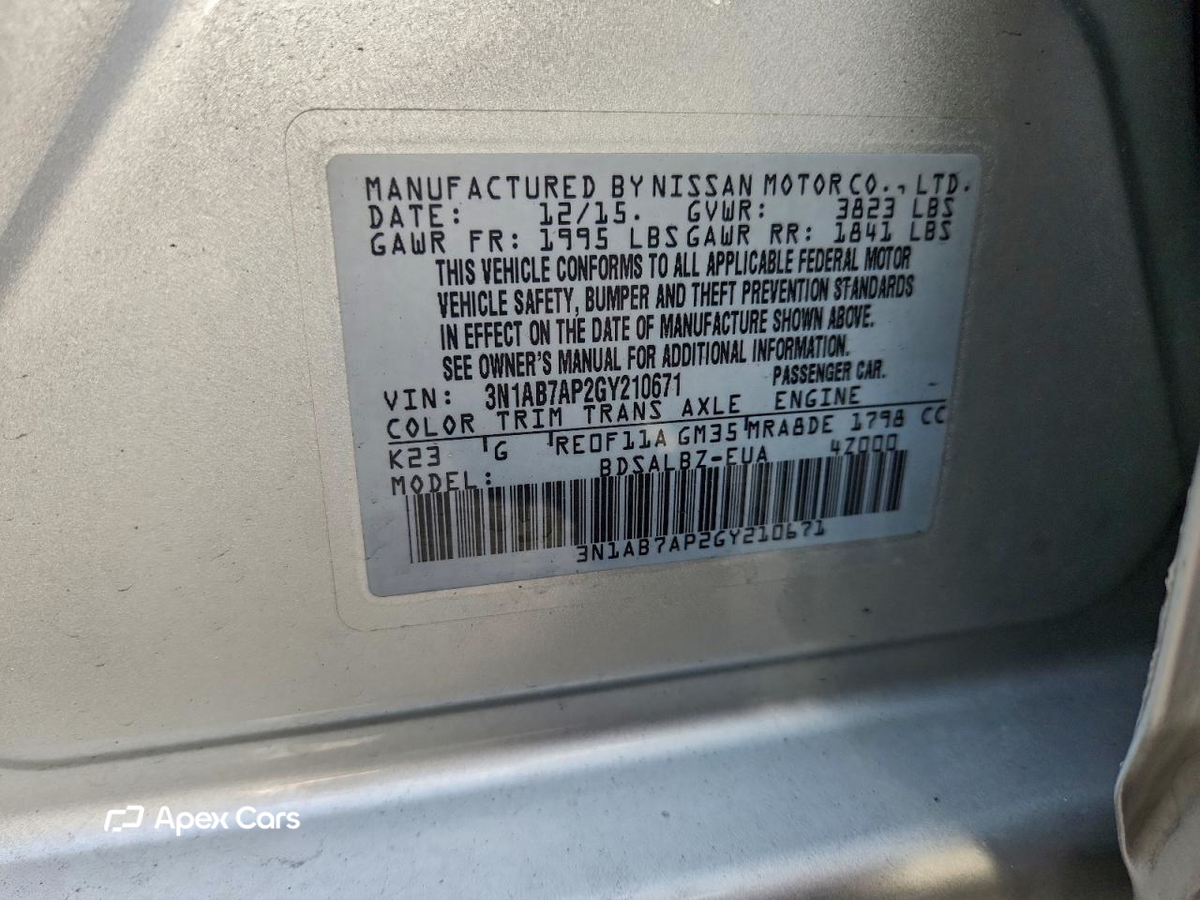 Nissan Sentra 2016