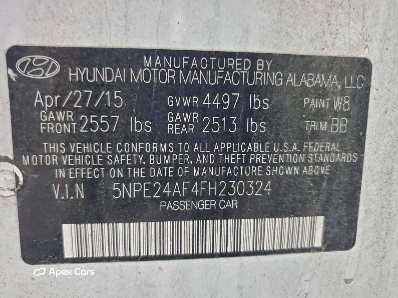 Hyundai Sonata 2015