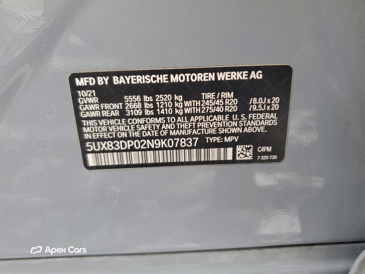 BMW X3 M 2022