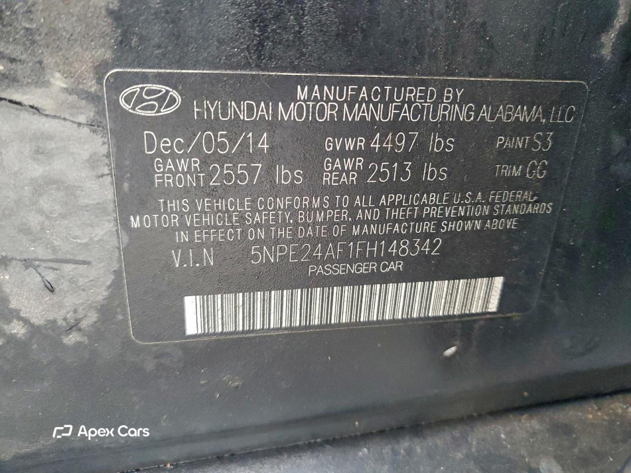 Hyundai Sonata 2015