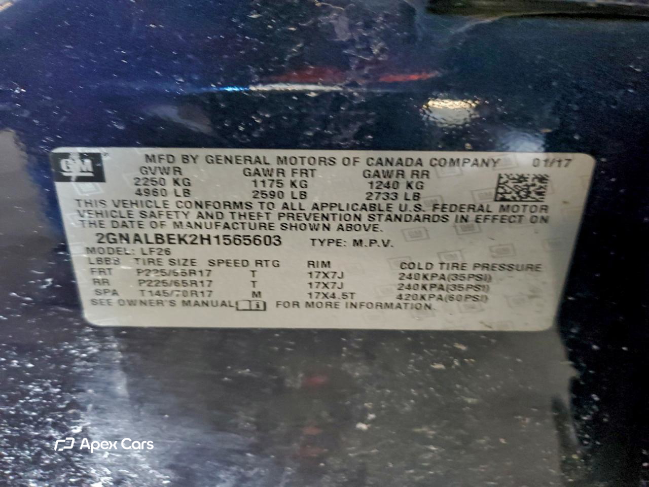 Chevrolet Equinox 2017