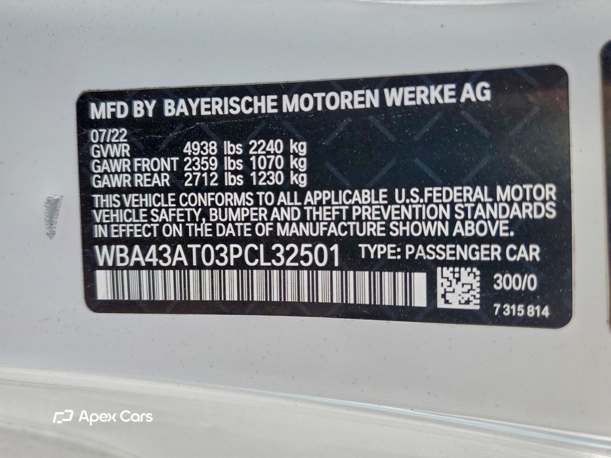 BMW Series 4 2023