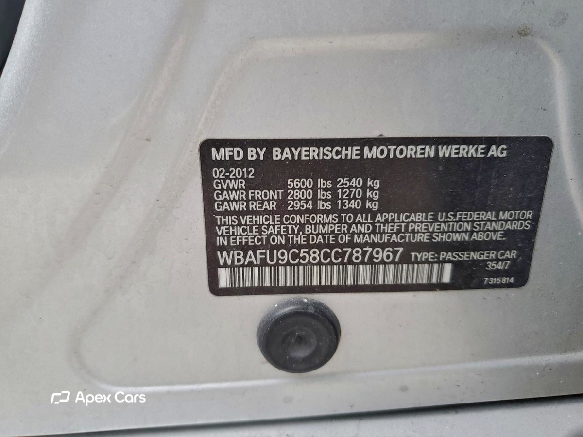 BMW Series 5 2012