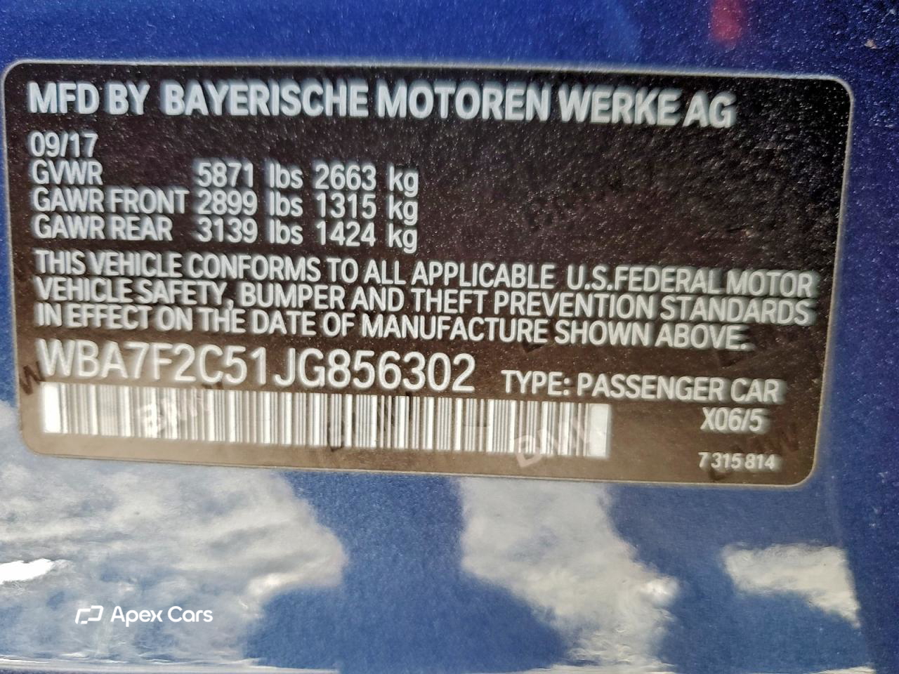 BMW Series 7 2018