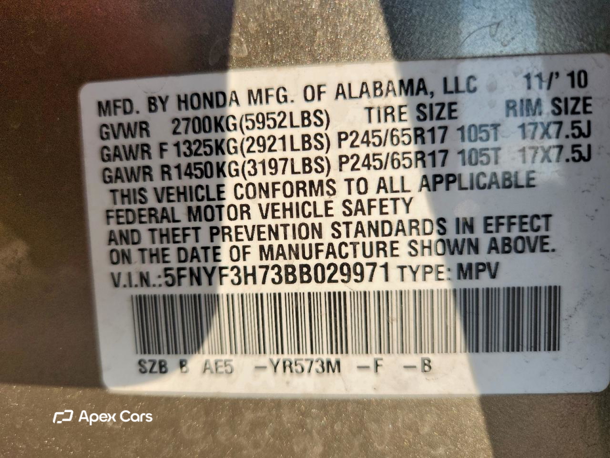 Honda Pilot 2011