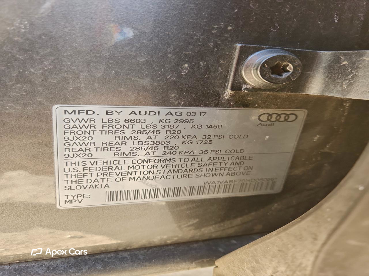 Audi Q7 2017