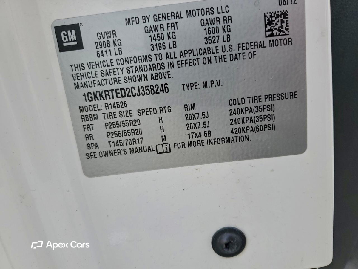 GMC Acadia 2012