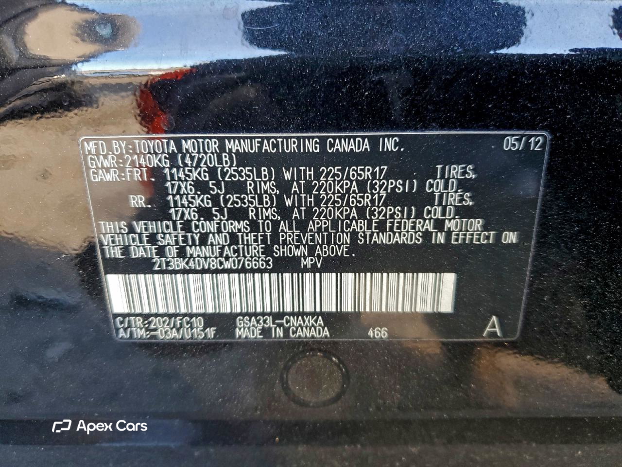 Toyota RAV 4 2012