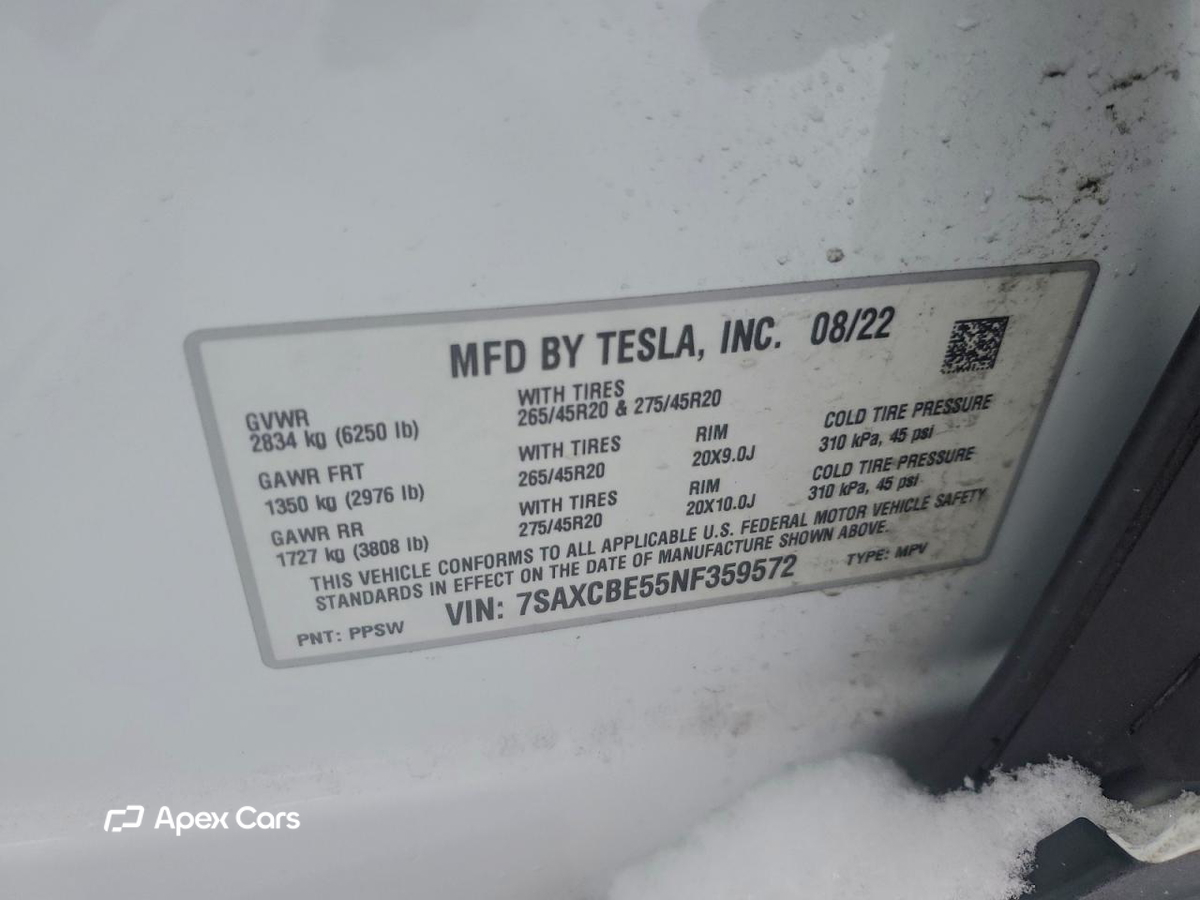 Tesla Model X 2022