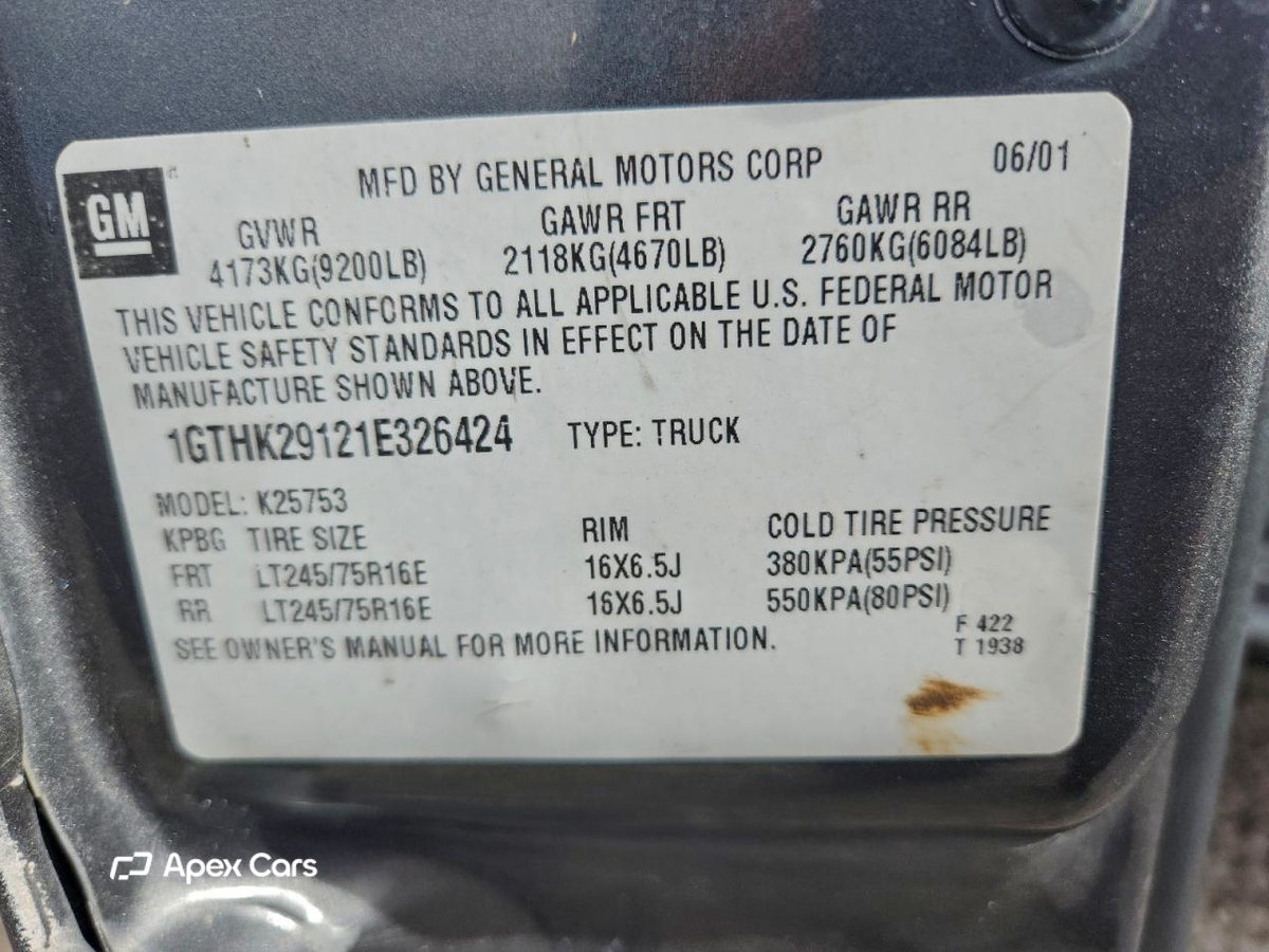 GMC Sierra 2001