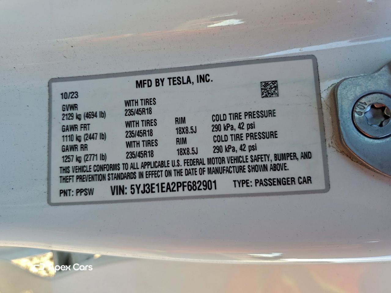 Tesla Model 3 2023