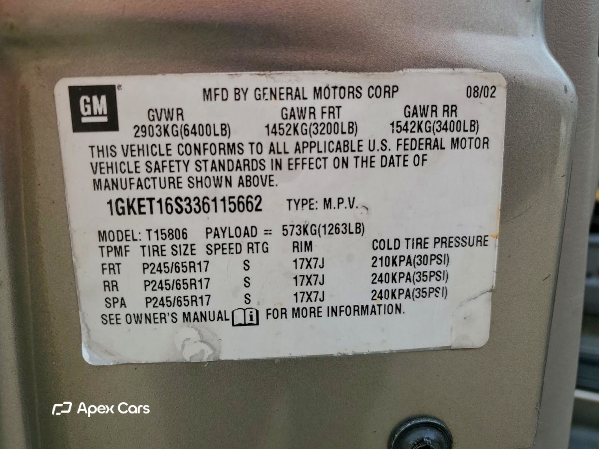 GMC Envoy 2003