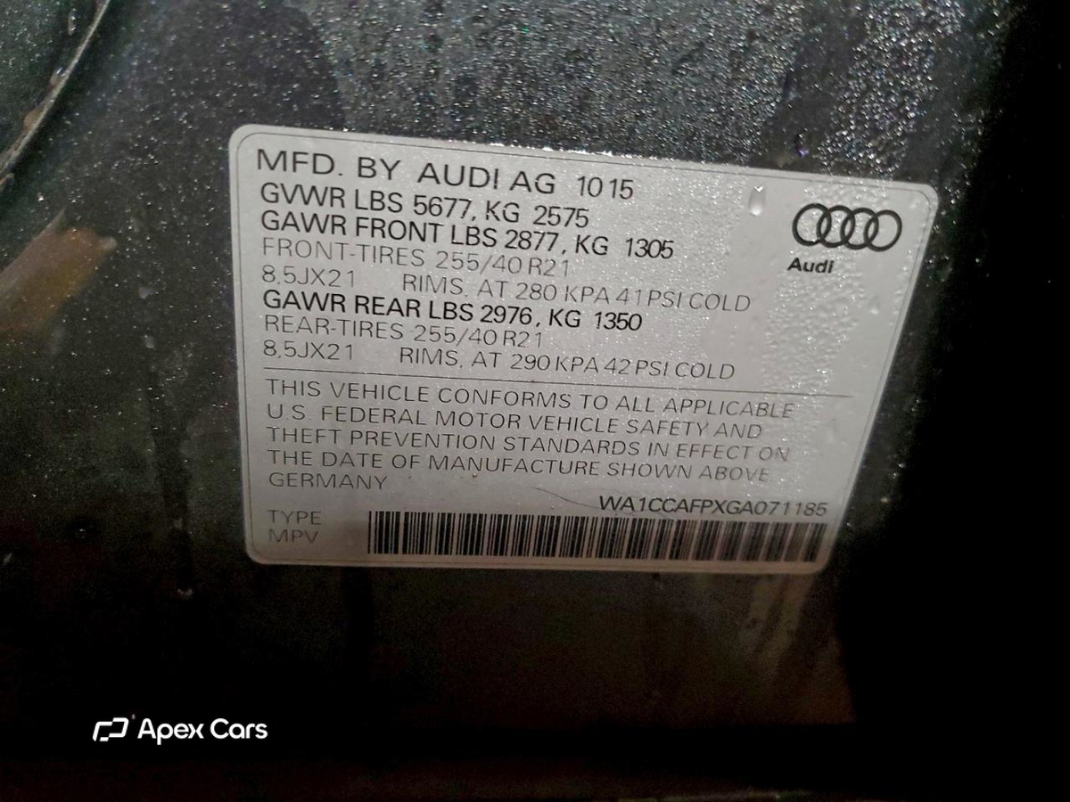 Audi SQ5 2016