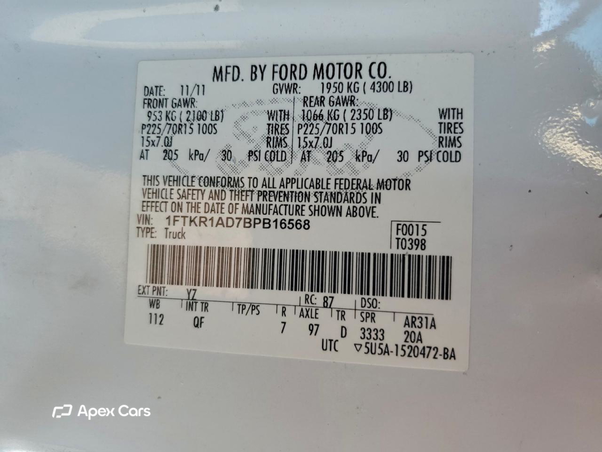 Ford Ranger 2011
