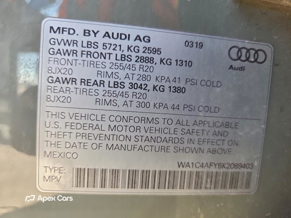 Audi SQ5 2019