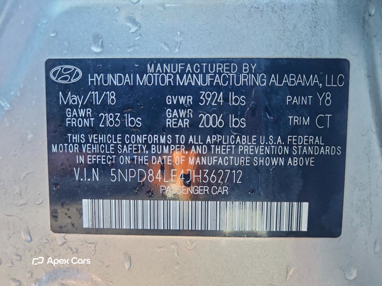 Hyundai Elantra 2018