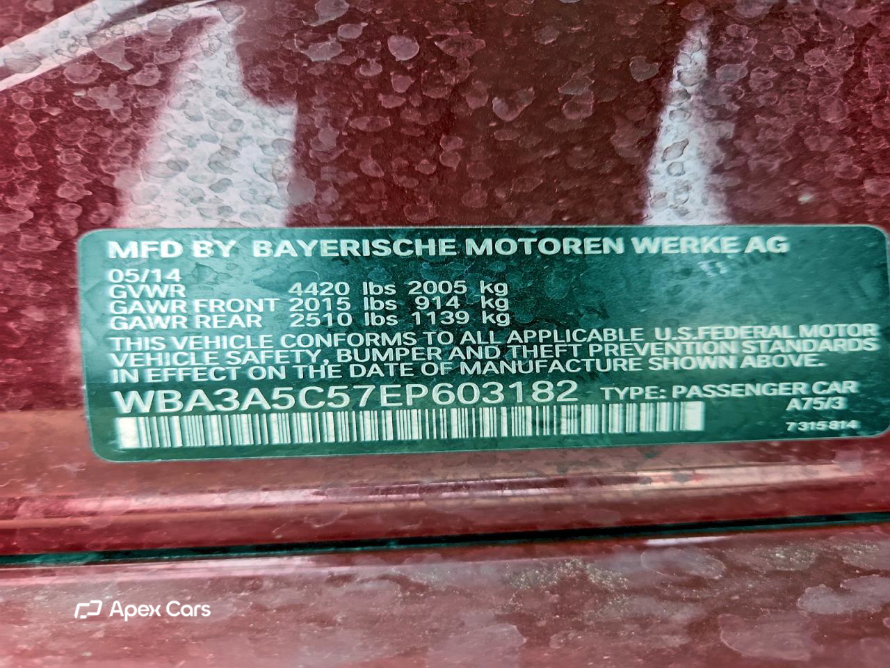 BMW Series 3 2014