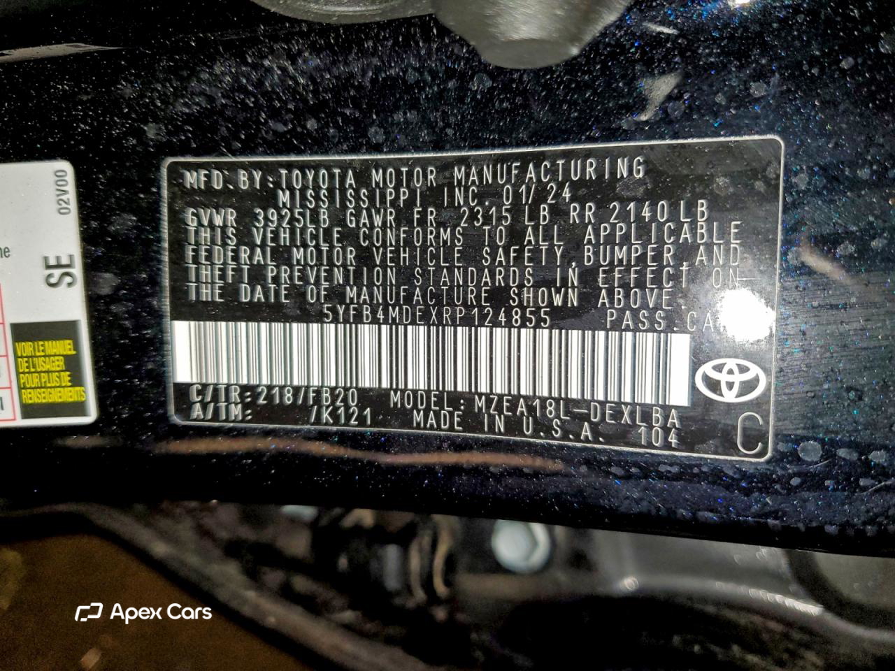 Toyota Corolla 2024