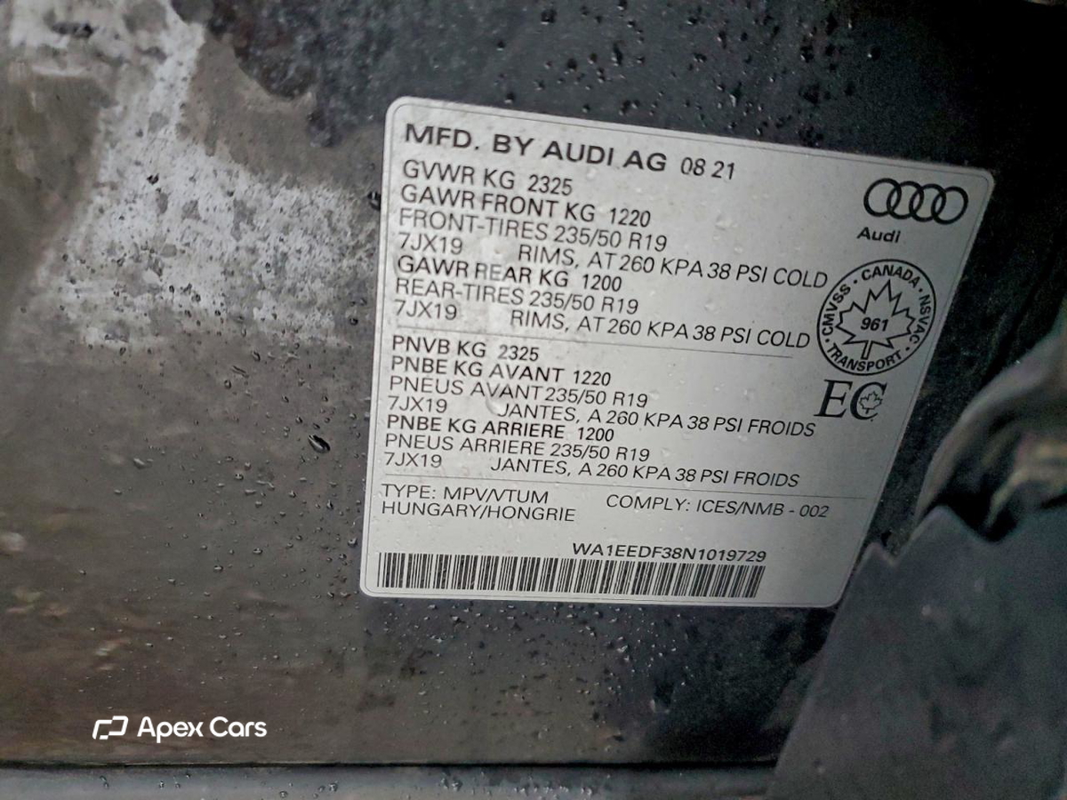 Audi Q3 2022