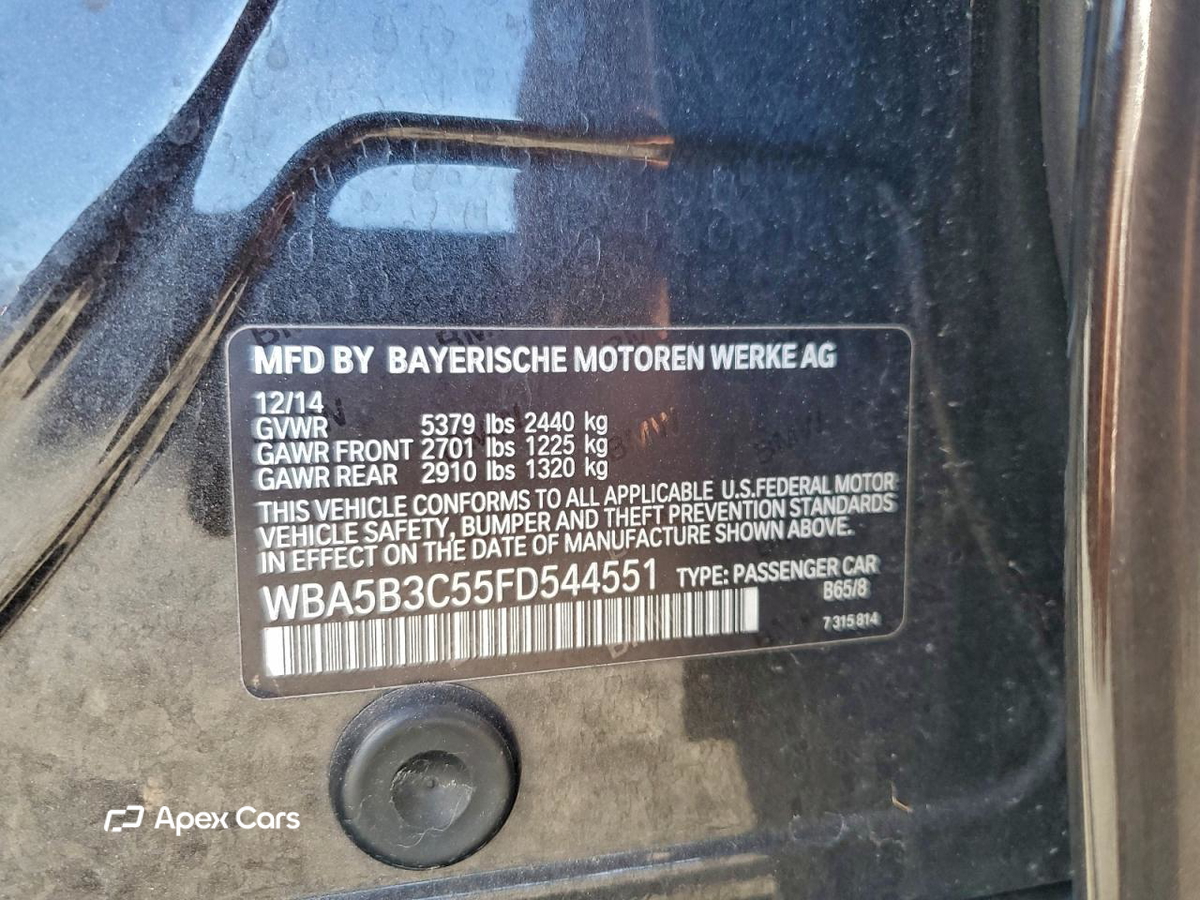 BMW Series 5 2015