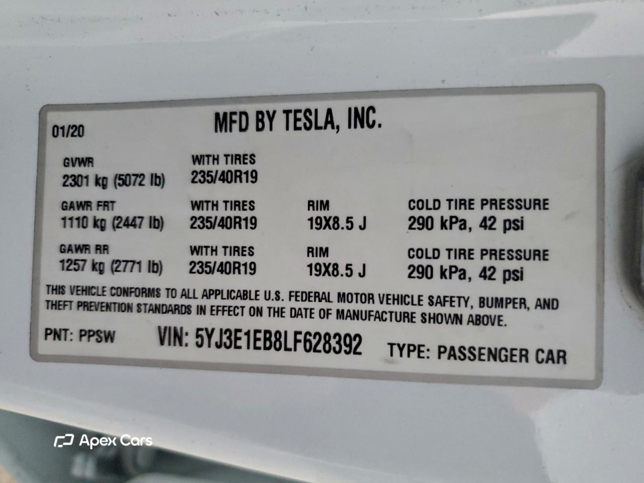 Tesla Model 3 2020