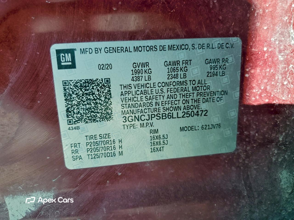 Chevrolet Trax 2020