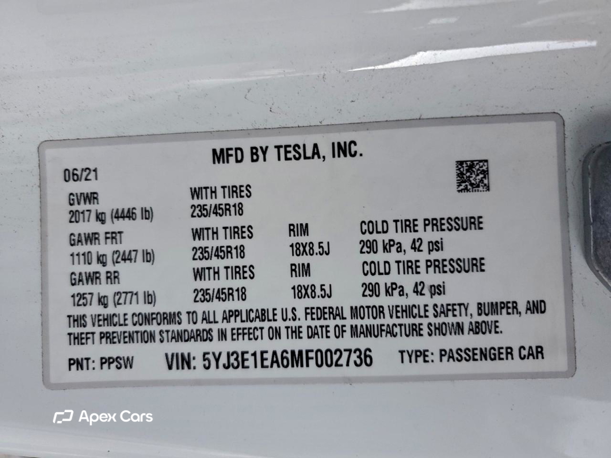 Tesla Model 3 2021