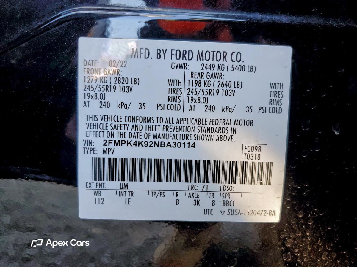 Ford Edge 2022