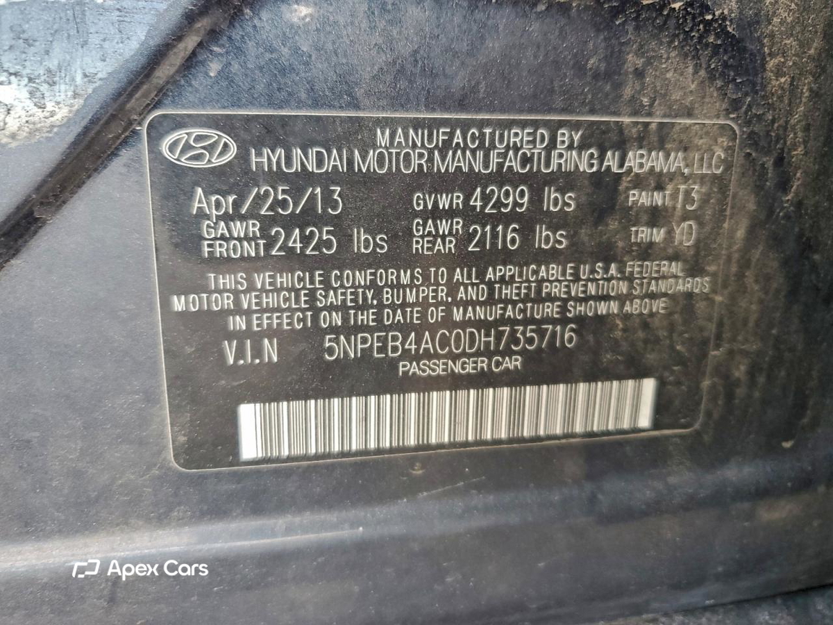 Hyundai Sonata 2013