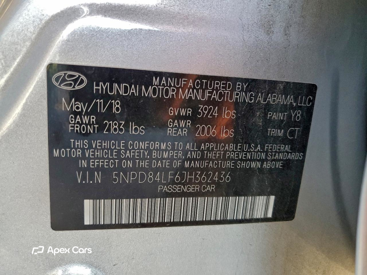 Hyundai Elantra 2018