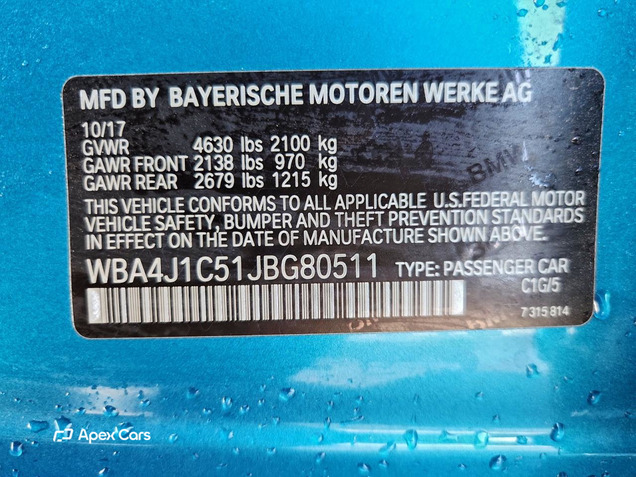 BMW Series 4 2018