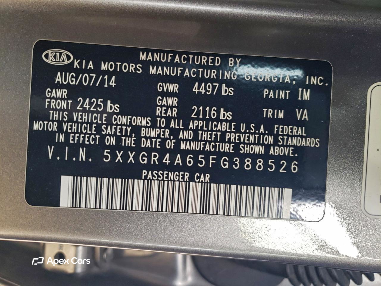Kia Optima 2015